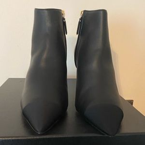 New Chanel Black Lambskin Boots